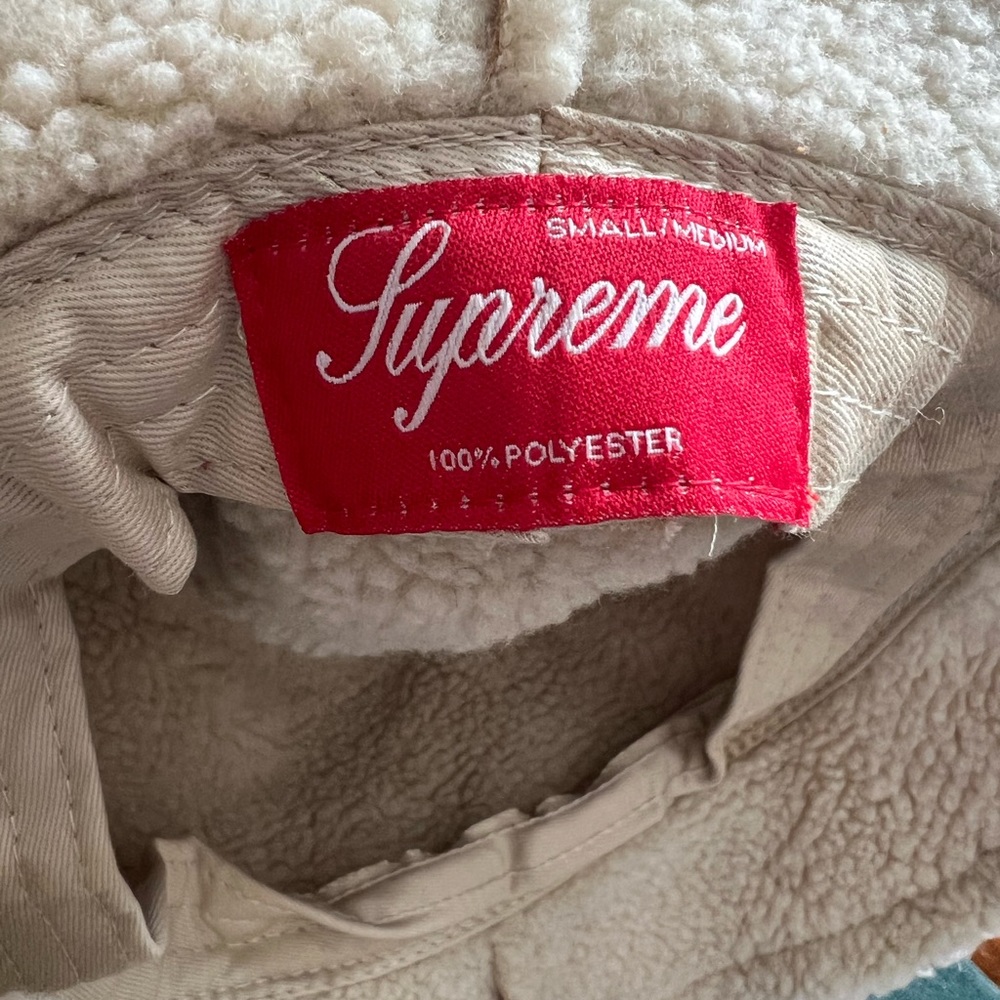 Supreme Shearling Crusher Hat